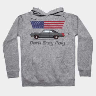 Dark Gray Poly USA Hoodie